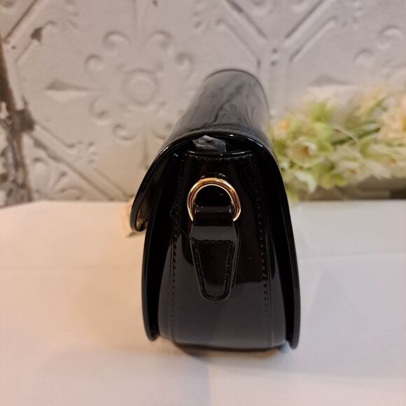 Mudd New Trendy Black Messenger Bag Crossbody Style Small Bag - Picture 5 of 9